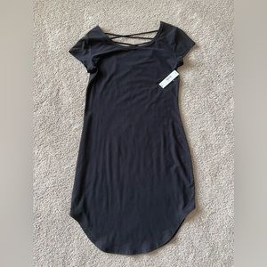 NWT Super Soft Black Scoop Dress - Womens size M